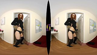 Come Inside - Redhead Babe Solo Striptease - Sexlikereal
