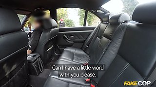 Fake cop - tattooed emo chick with fine jugs and Ass Fucked by cop