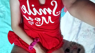 I caught my stepsister masturbating and filled her with