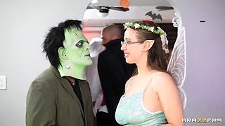 Ghost Swap at Halloween Cosplay Threesome Party with Xander Corvus, Emma Hix and Latina LaSirena69