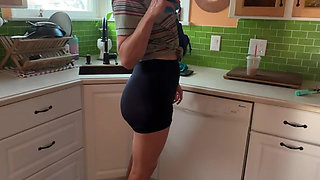 Hot Stepmom Catches Stepson Masturbating