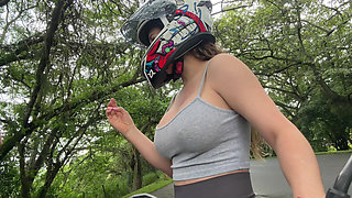 My Stepmom Picks Me up Without a Bra to Watch Movies