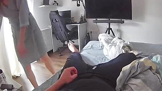 Porn cheating. Wife fucks with her husband's friends.