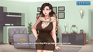 House Chores #38: Two Hot MILFs Masturbating in the Pool