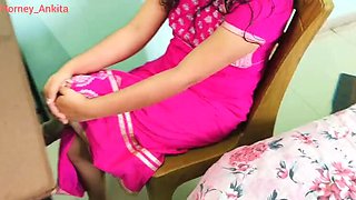 Horny Ankita Cheats With Friend's Big Cock - Desi Indian Girl First Time Sex