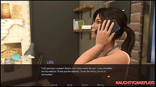 Lara Croft Adventures #9 - Pervert Neighbor is Watching Lara and She Like it