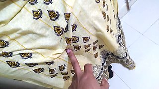 Indian Hot Aunty Fucked by Her Stepson While Cleaning House - Dirty Sex