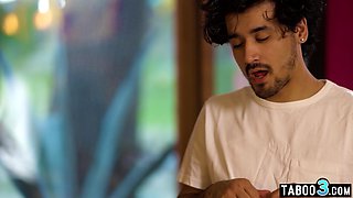 Shy guy draws and fucks his mom stepmom