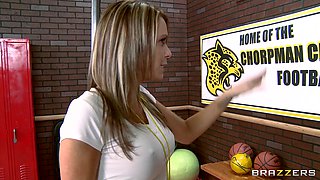 Cheering Chesticles With Alexis Ford, Courtney Cummz, Tommy Utah - Brazzers