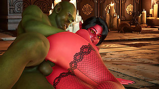 Fucking with a very sexy demon
