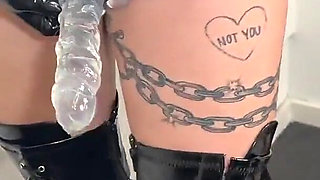 Two Dommes and the Delivery Boy - Chained Anal Exam