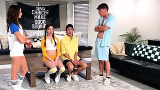 College teens webcam group sex