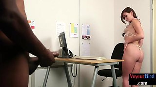 Amateur voyeur teasing BBC guy