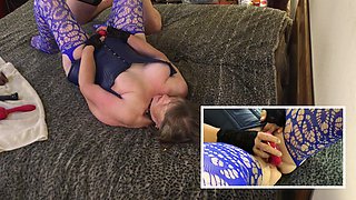 Granny’s Clit and Pussy Vibrator Masturbation & Orgasms