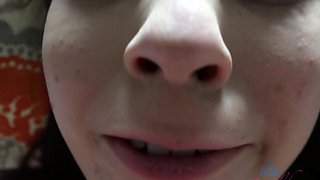 Zombie teen brunette sucks doctor pov