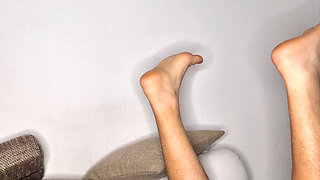 Prostate massage fucking his ass pouring milk into his ass