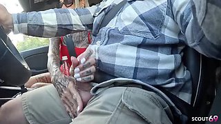 Fit German MILF Sophie Logan Tattooed & Nympho Fucks Hard on Beach