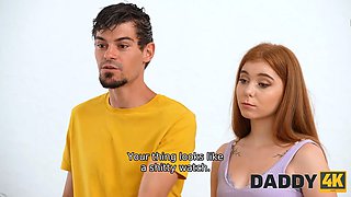 Daddy4k. time stops, creeps bang