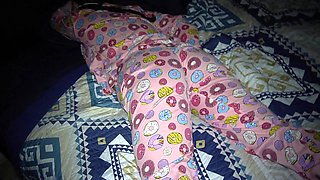 Innocent-looking Latina enjoys late-night creampie