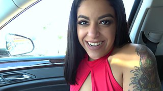 Mia Martinez with trimmed cunt gets fucked from behind - HD