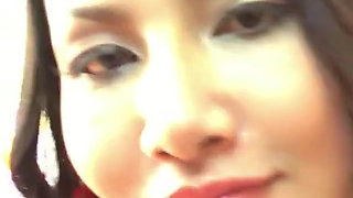 Two exotic asians posing