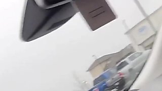 Vibrating Panties and Cock Play in the Car