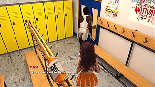 Shadows of Desire by Shamandev - Cheerleaders Preparing, Blowjob on the Toilet 32
