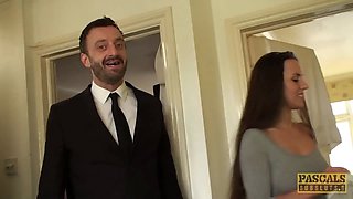 Pascalssubsluts - pretty Mea Melone hardfucked in both fuck-holes