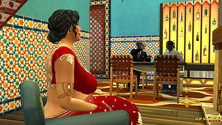 Lakshmi Aunty Was Taken Away by Husband’s Pervy Boss - Wicked