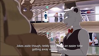 Hentai chick enjoys anal sex at the gym