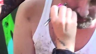 Outdoor Humiliation Slave