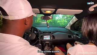 Big Black Cock Fan Fucks Big Ass Latina Pornstar Silvana Lee in Public Xander...