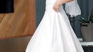 Young Bride with Small Tits and Pussy