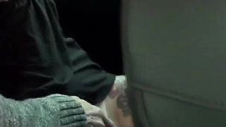 Sexy tattooed chick picked up and smashed in her pussy