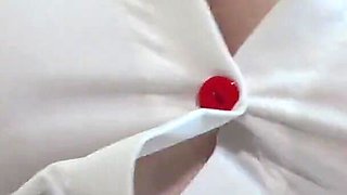 Gorgeous Big Boobs of a Nurse in Front of My Eyes Close-up. Old MILF Saggy Tits.