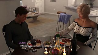 Vivian Tries to Seduce Her Husband's Boss Hutch - Hot Stepmom Gets Rejected - Full HD Fuck Scene