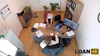 LOAN4K. Gorgeous and young whore Sirena Milano seduced a loan manager and fucked on the table: Porn