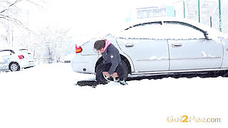 City In The Snow by Got2Pee where girls come to piss