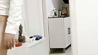 Boss Arrives and Asks the Secretary to Suck and Fuck Him, in the End He Cums on Her Face and Breasts and She Sucks It All