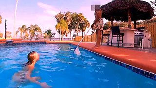 Wet and wild interracial experience for sexy slim babe