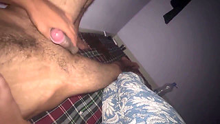 Big Cock While Sharing Bad in Night