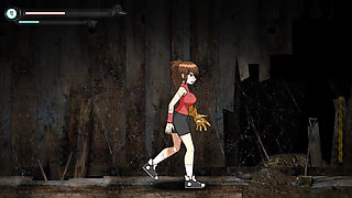 underground monsters pull her onto their members and fertilize her