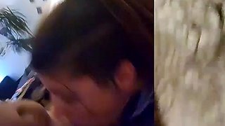 Hot slut squirt after fucking and sucking two guys live at s