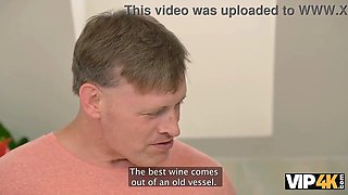 Oliver Marks Vip4K & Maya Labela get naughty in a locked bathroom with stepdad & busty babe