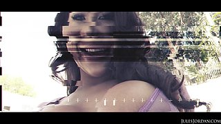 August Taylor 1st Interracial! Her 34F's Are No Match For Lex's Big Black Cock. - Exclusive Scene - JulesJordan