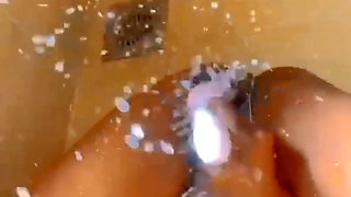 Ebony Gushing Squirt