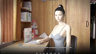 MissKitty2K's wild cartoon nymph at university passing through all the problems