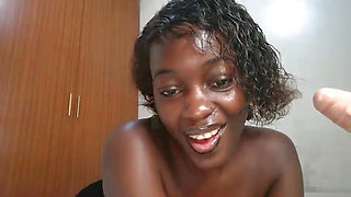 I Take a Whole Hand Inside My Wet Ebony Pussy