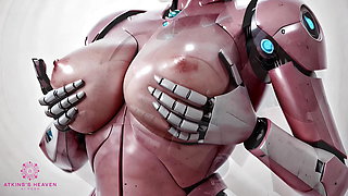 Advanced Sex Robot Let You Use Her And Cum On Her Breasts - Close-up - POV - AI