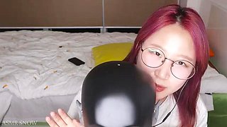 ASMR Snow Ear Touching  Whispering: Babe, Asian  Fansly Porn